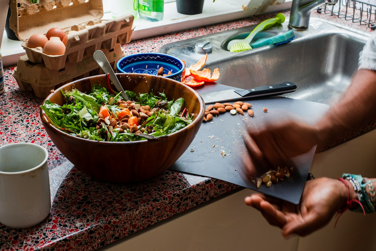 Salad sayuran segar